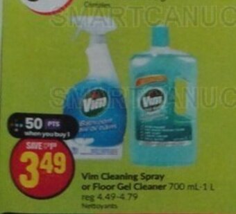 FreshCo Vim Cleaning Spray or Floor Gel Cleaner 700 mL-1 L offer