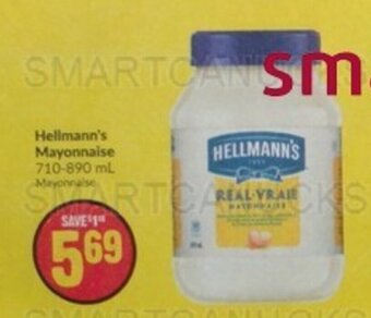 FreshCo Hellmann's Mayonnaise 710-890 mL offer