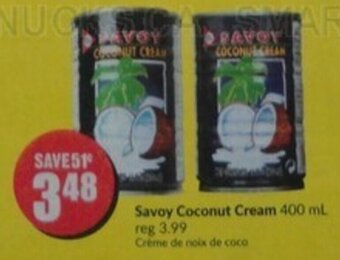 FreshCo Savoy Coconut Cream 400 mL offer