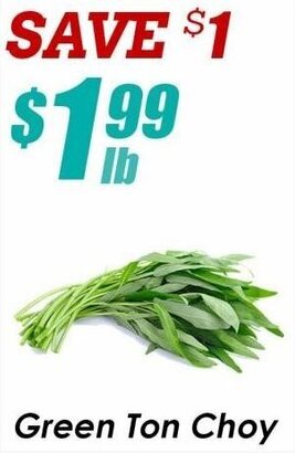 United Supermarket Green Ton Choy offer