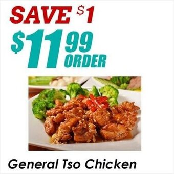 United Supermarket General Tso Chicken offer
