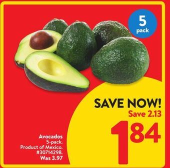 Walmart Avocados offer