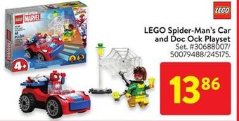 Walmart Lego spider-man's car and doc ock playset offer
