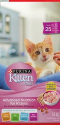 Walmart Purina cat chow or kitten chow offer