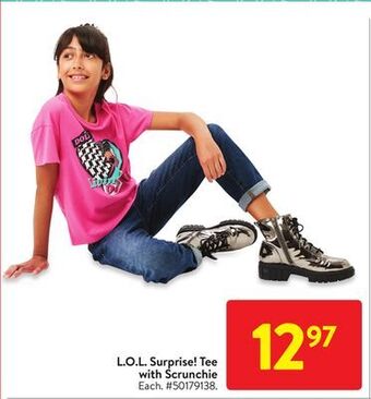 Walmart L.o.l. surprise! tee with scrunchie offer