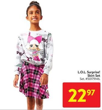 Walmart L.o.l surprise! skirt set offer