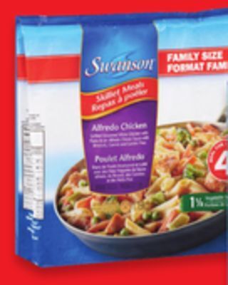 Walmart Swanson family size skillet meals offer