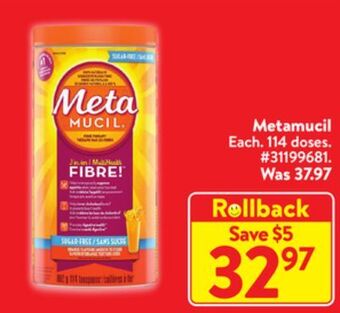 Walmart Metamucil offer
