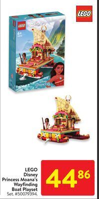Walmart Lego disney princess moana's wayfinding boat playset offer