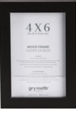 Staples Gry mattr wood photo frame without mat offer