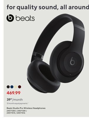 Staples Beats studio pro wireless headphones offer