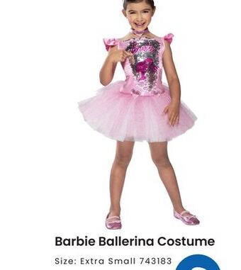 Toys R us Barbie ballerina costume offer