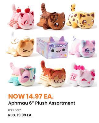 Toys R us Aphmau 6 plush assortment offer