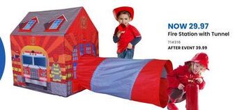 Toys R us Mima fire station with tunnel offer