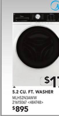 Lowe's Midea 5.2 cu. ft. washer offer