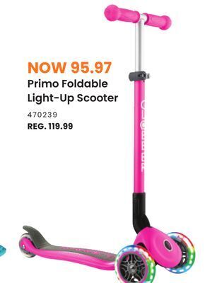 Toys R us Primo foldable light-up scooter offer
