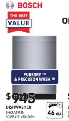 Lowe's Bosch dishwasher offer