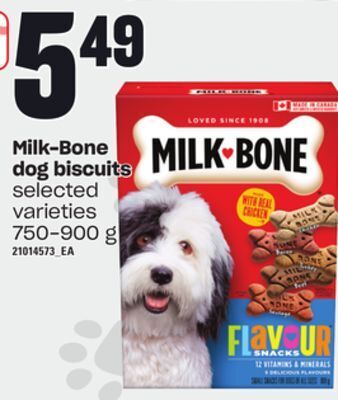 Loblaws Milk-bone dog biscuits, 750-900 g offer