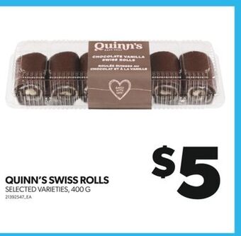 Real Canadian Superstore Quinn's swiss rolls, 400 g offer