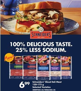 Loblaws Schneiders sliced deli meat 150–175 g offer