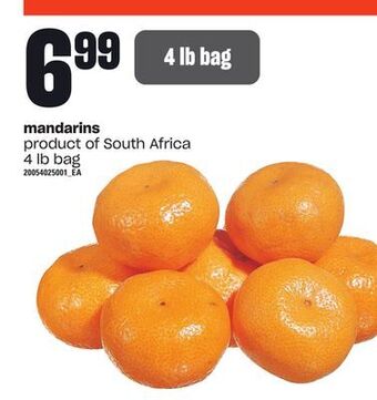 Loblaws Mandarins, 4 lb bag offer