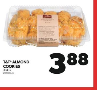 Real Canadian Superstore T&t almond cookies, 340 g offer
