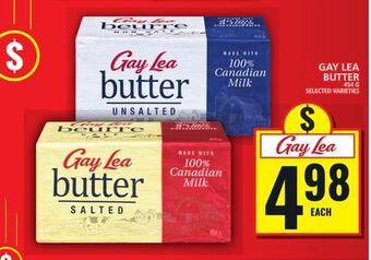 Food Basics Gay lea butter offer