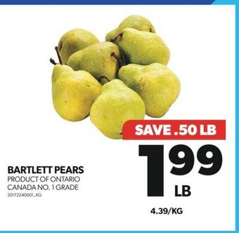 Real Canadian Superstore Bartlett pears offer