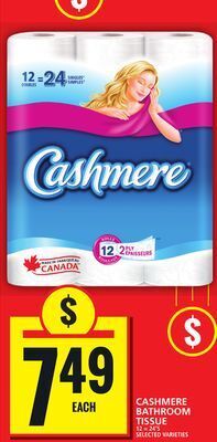 Food Basics Cashmere bathroom tissue offer