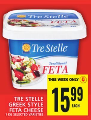 Food Basics Tre stelle greek style feta cheese offer