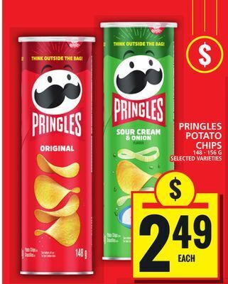 Food Basics Pringles potato chips offer