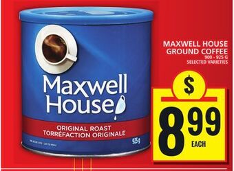 Food Basics Maxwell house ground coffee offer