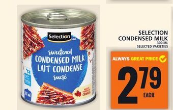 Food Basics Selection condensed milk offer