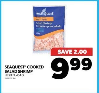 Real Canadian Superstore Seaquest cooked salad shrimp, 454 g offer