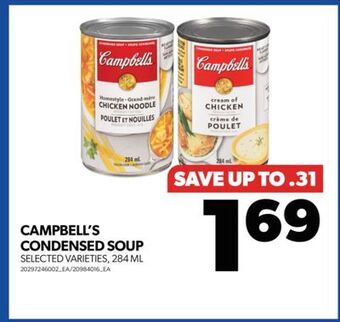 Real Canadian Superstore Campbell's condensed soup, 284 ml offer