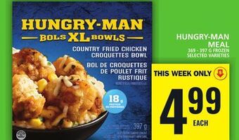 Food Basics Hungry-man meal offer