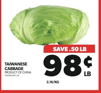 Real Canadian Superstore Taiwanese cabbage offer
