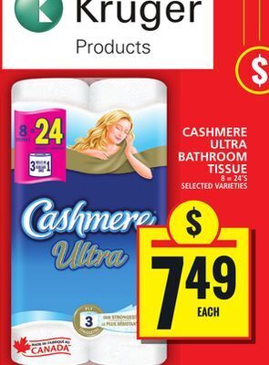 Food Basics Cashmere ultra bathroom tissue offer