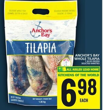 Food Basics Anchor's bay whole tilapia offer