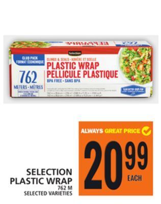 Food Basics Selection plastic wrap offer