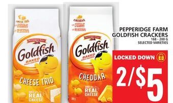 Food Basics Pepperidge farm goldfish crackers offer
