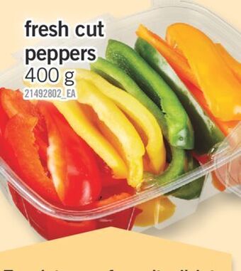 Fortinos Fresh cut peppers, 400 g offer