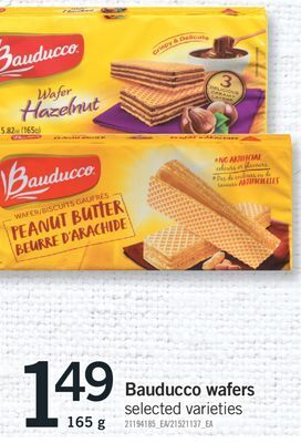 Fortinos Bauducco wafers offer