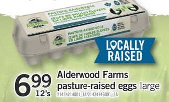 Fortinos Alderwood farms pasture-raised eggs, 12's offer