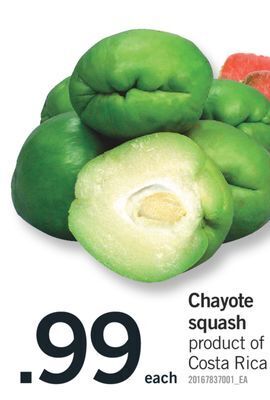 Fortinos Chayote squash offer