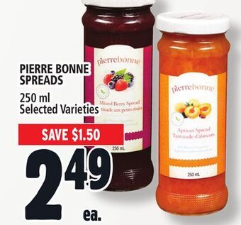 Metro Pierre bonne spreads offer