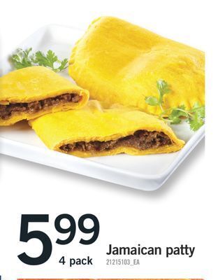 Fortinos Jamaican patty offer