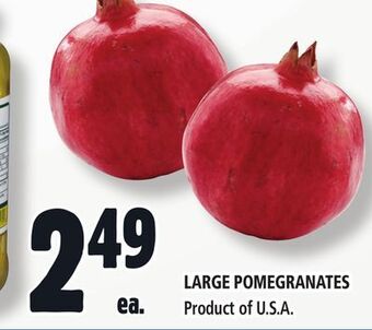 Metro Large pomegranates offer