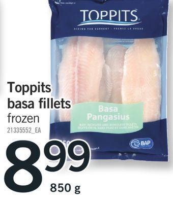 Fortinos Toppits basa fillets offer