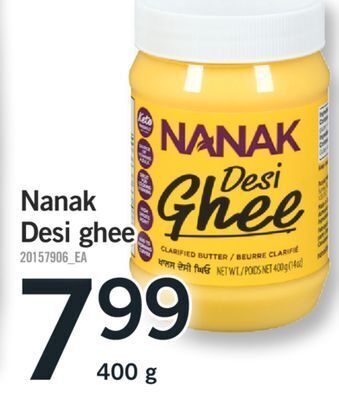 Fortinos Nanak desi ghee offer